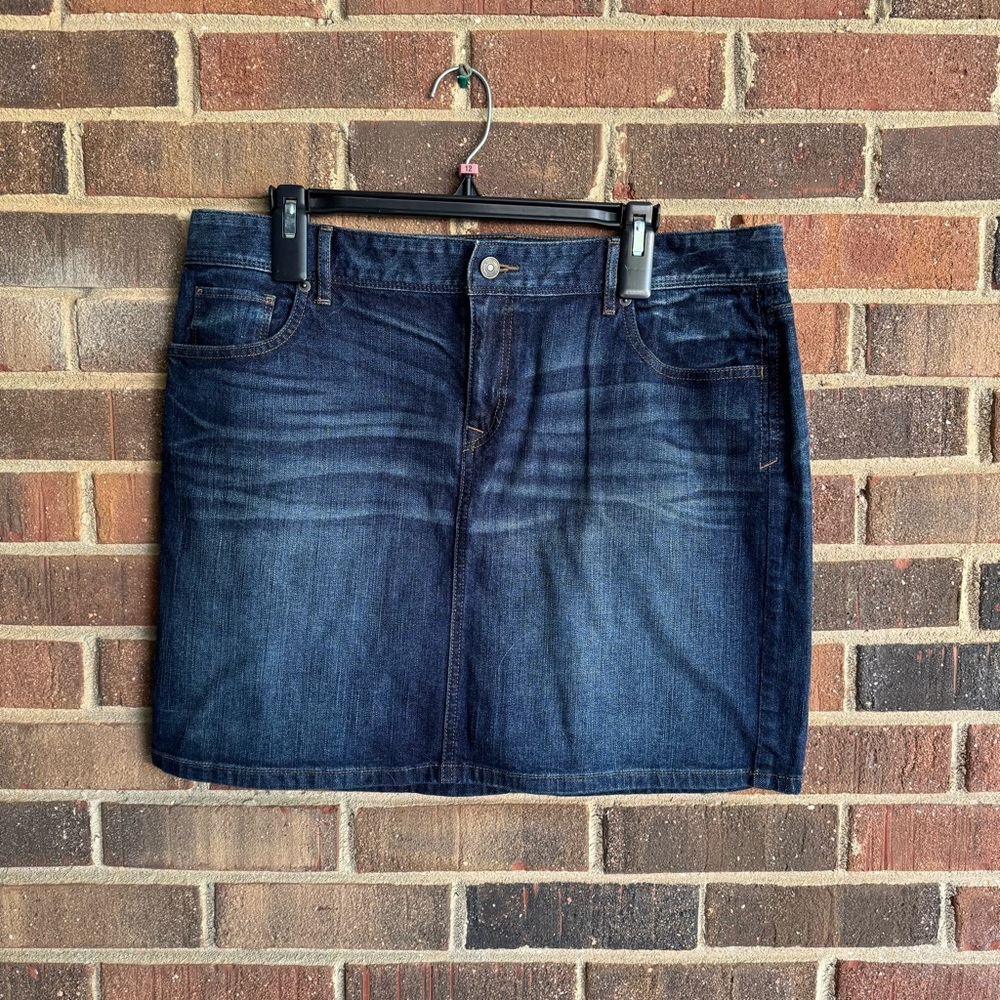 NWT Ann Taylor LOFT denim mini skirt
